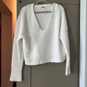 Free People white sweater